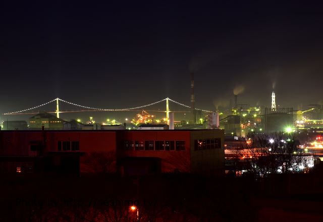 室蘭の工場夜景